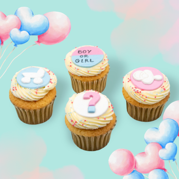 Baby Shower Cupcakes 8/pc