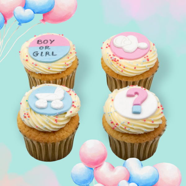 Baby Shower Cupcakes 8/pc