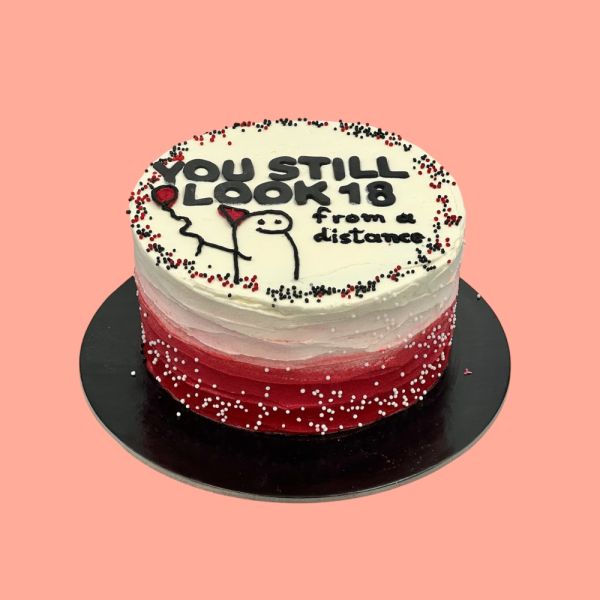 Birthday Stickman Cake
