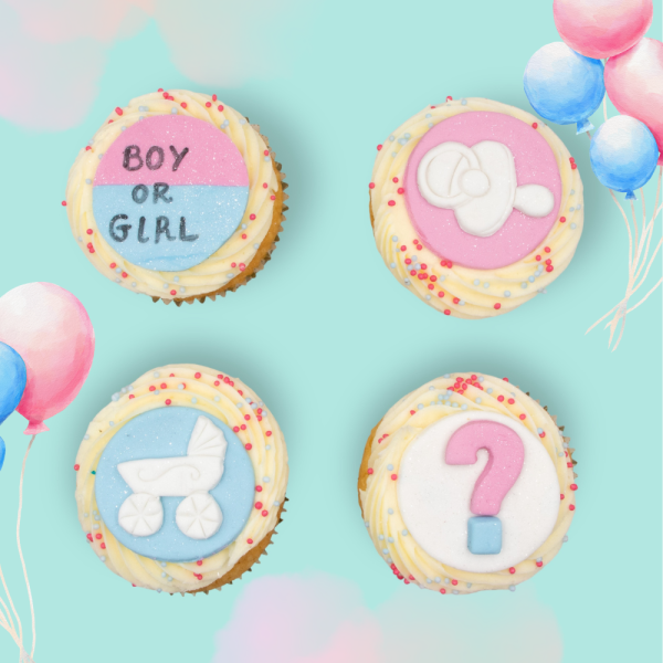 Baby Shower Cupcakes 8/τμχ