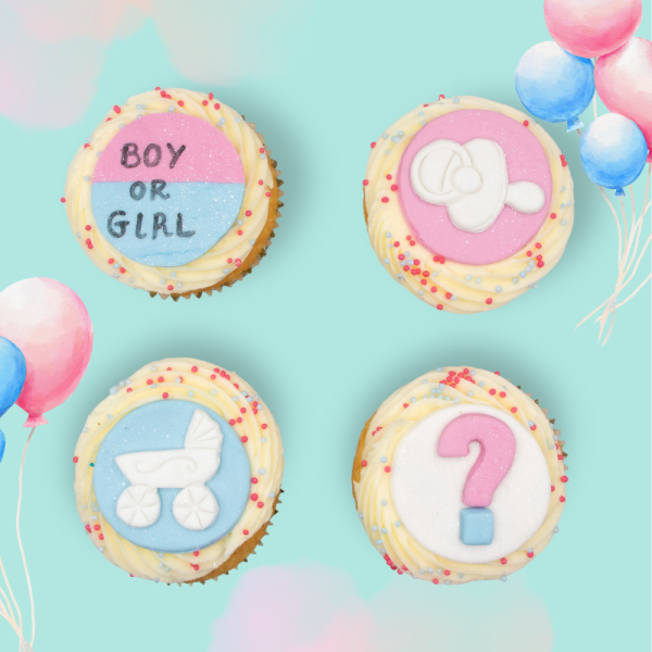 Baby Shower Cupcakes 8/pc