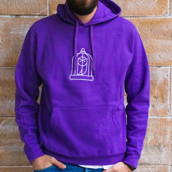 Hoodie with embroidered 