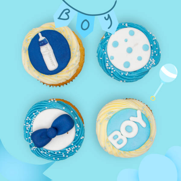 It's a Boy Cupcakes 8/pc