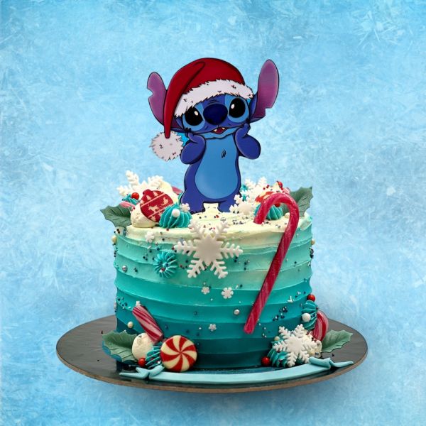 Stitch's Sweet Holiday Cake
