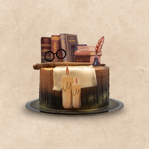 Wizard's Desk Cake