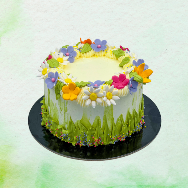 Spring Blooming Cake