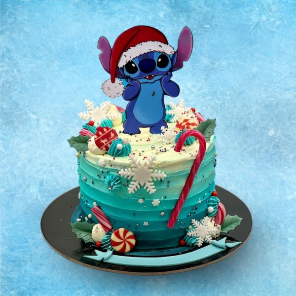 Stitch's Sweet Holiday Cake