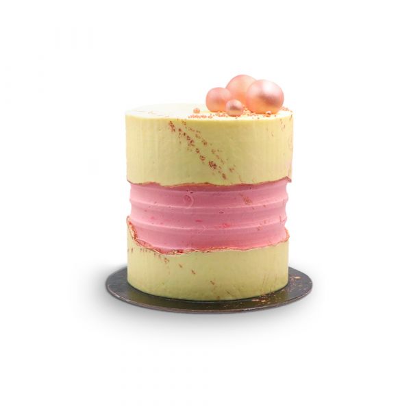 Pink Reveal Cake