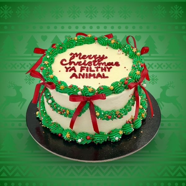 Merry Xmas Ya Filthy Animal Cake
