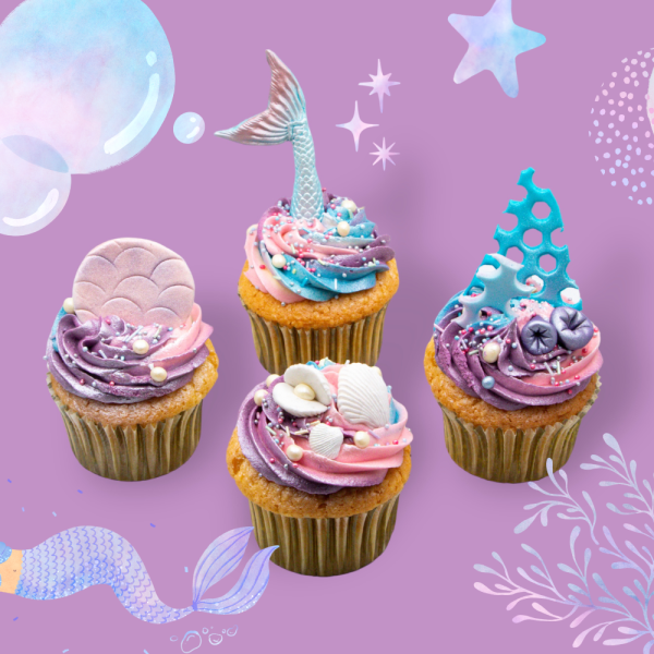 Mermaid Cupcakes 8/τμχ