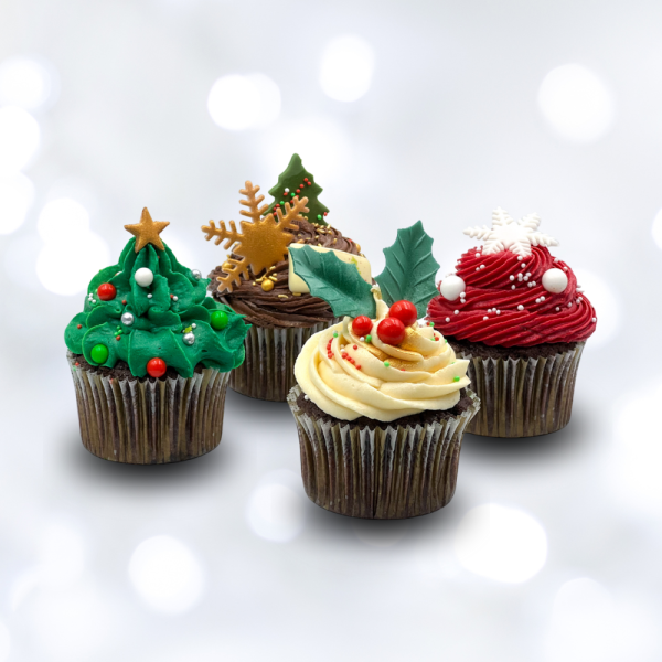 Xmas Cupcakes 8/τμχ