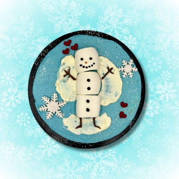 Happy Snowman Cake