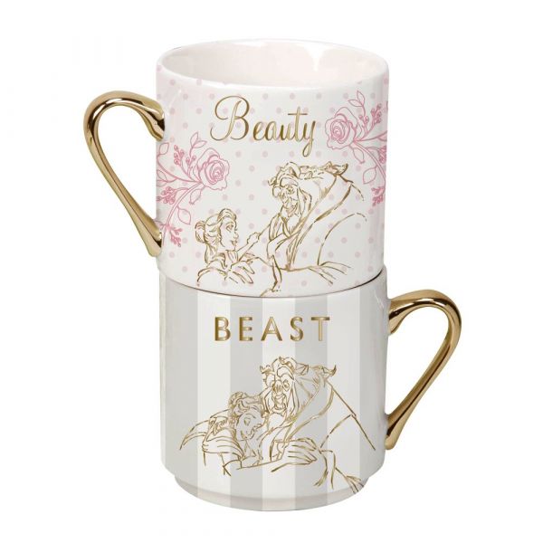 Disney Happily Ever After Mug Pair - Beauty & The Beast