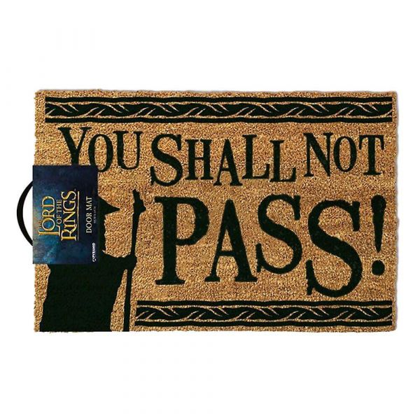 The Lord Of The Rings - Doormat  (You Shall Not Pass)