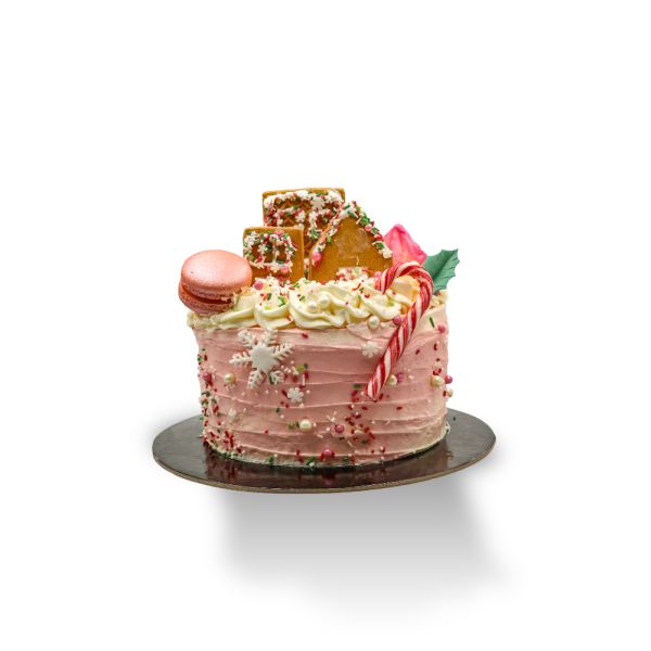 Pink Xmas Cake