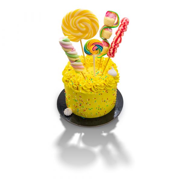 Yellow Candy Cake