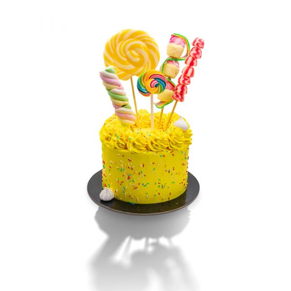 Yellow Candy Cake