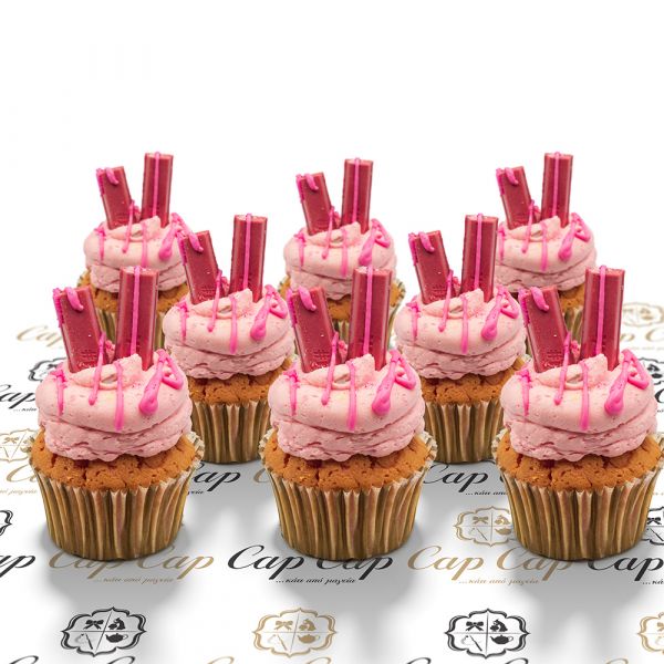 Pink Ruby Cupcakes (8 pc)