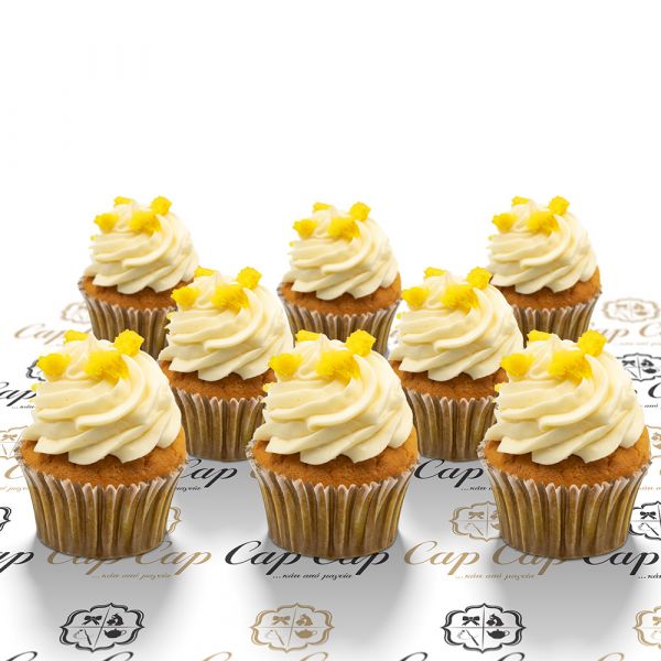 Yellow Velvet cupcakes (8 pc)