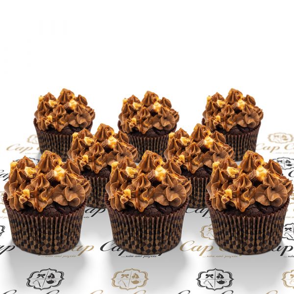 Snickers Cupcakes 8/pc