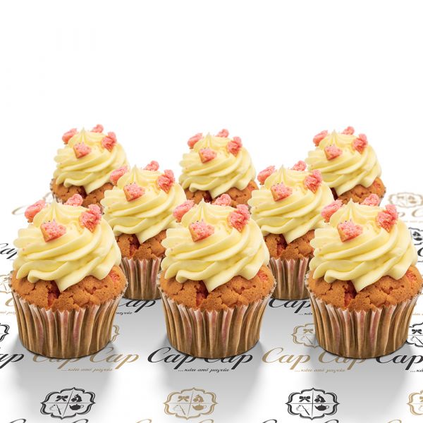 Pink Velvet cupcakes (8 τμχ)