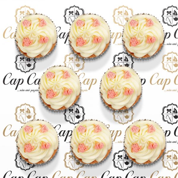 Pink Velvet cupcakes (8 τμχ)