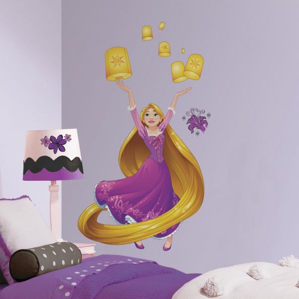 Disney sparkling Rapunzel giant wall decals