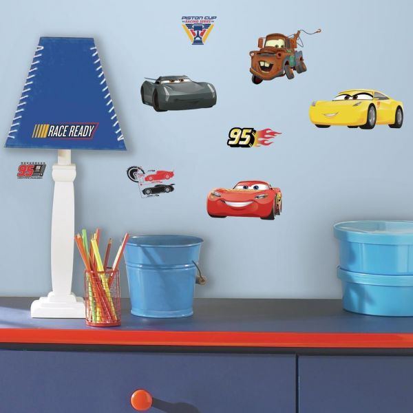 Disney Pixar CARS 3 Peel and Stick Αυτοκόλλητο τοίχου