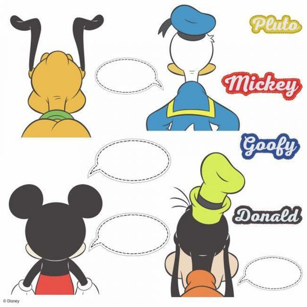 MICKEY & FRIENDS DRY ERASE Αυτοκόλλητο Τοίχου