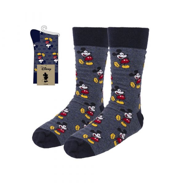 Mickey Mouse Blue Socks