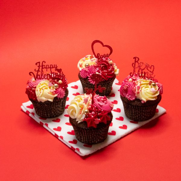 Happy Valentine's Cupcakes/ 4 τμχ
